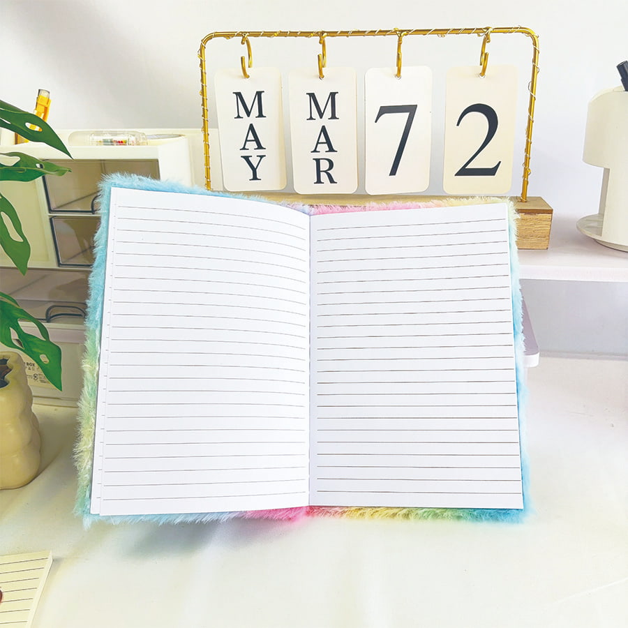 Plišasti zvezek A5 Cute Little Monster Diary