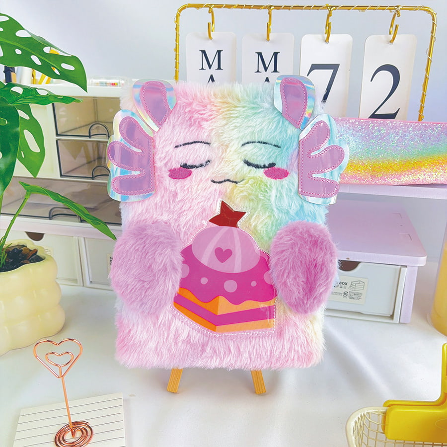 Plišasti zvezek A5 Cute Monster Diary